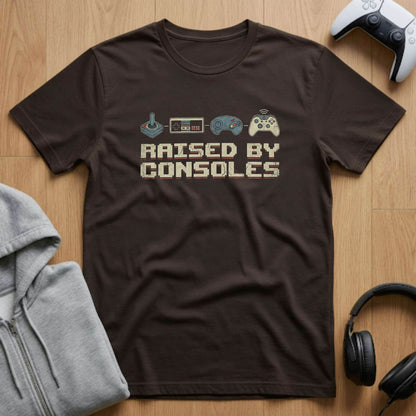 Raised by Consoles Gamer Tee