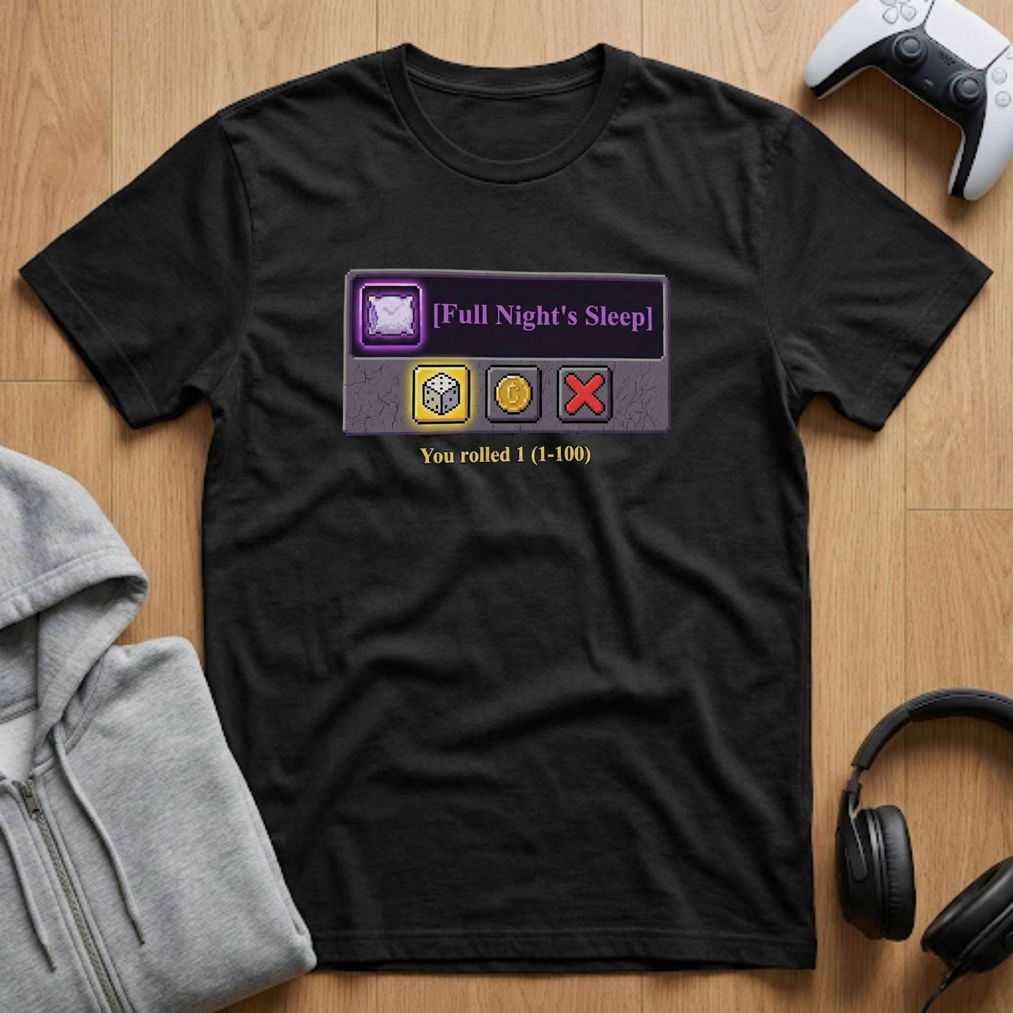 Low Roll Sleep Gamer Tee