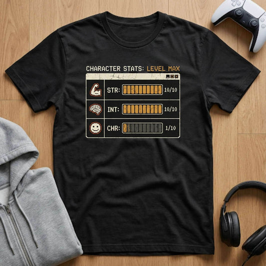 Anti-Social Stat Gamer Tee