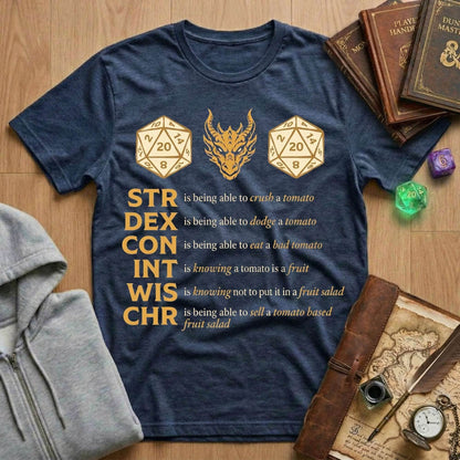 Tomato Dnd Stat Tee