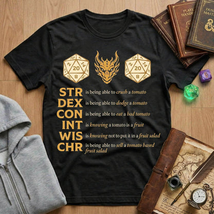 Tomato Dnd Stat Tee
