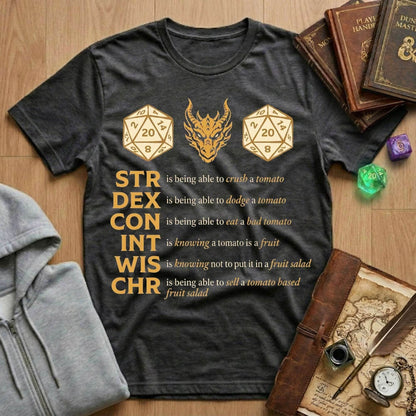 Tomato Dnd Stat Tee