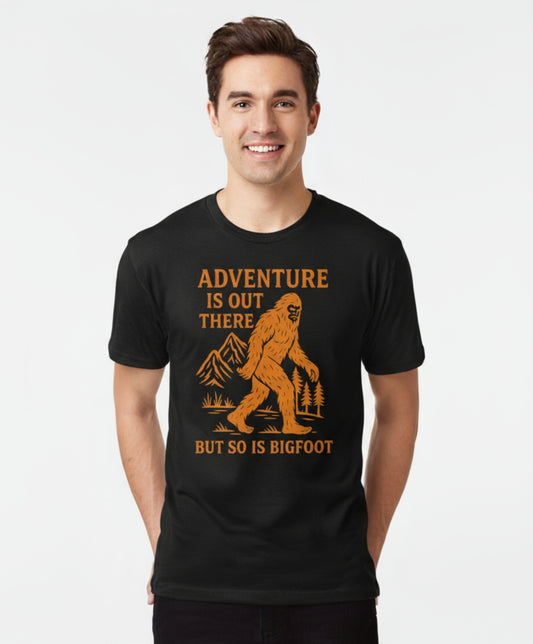 Funny Bigfoot Hiking Shirt