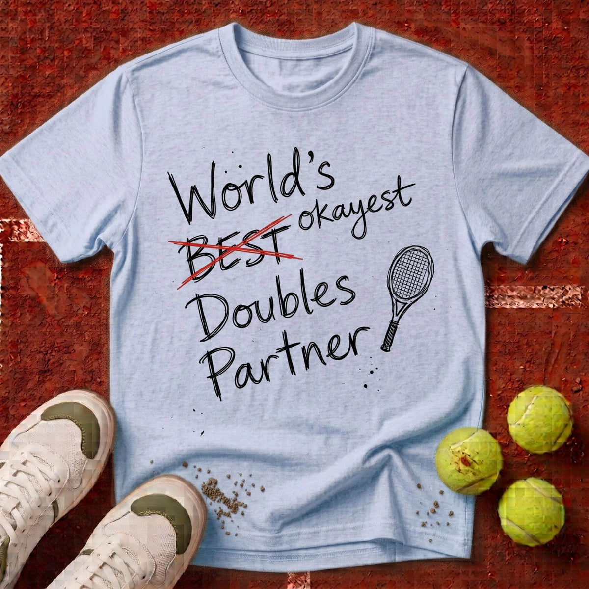 World's Okayest Doubles Partner T-Shirt